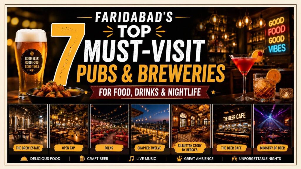 7 Best Pubs & Breweries in Faridabad